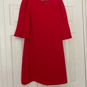Red Dress with Small Detailing